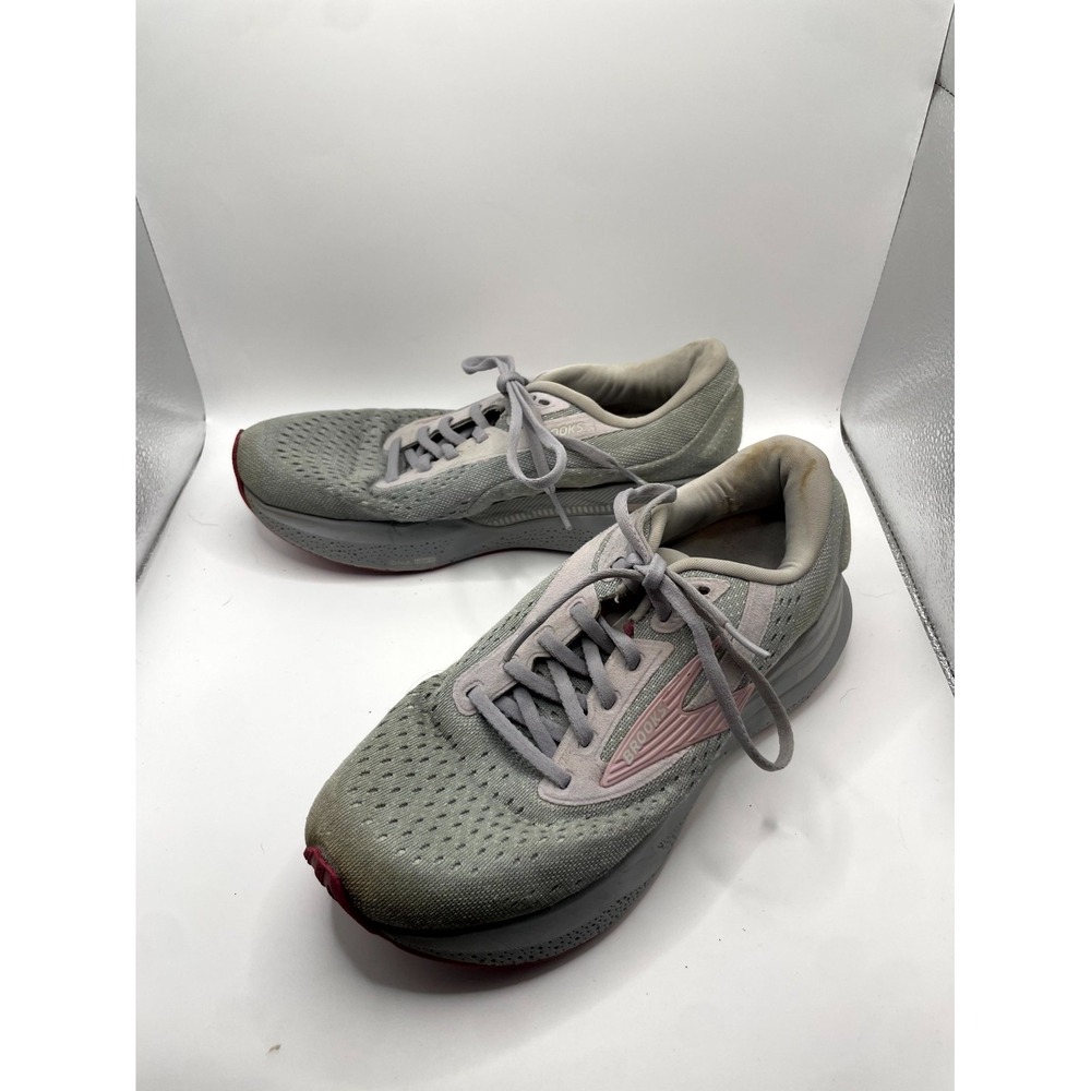 Brooks Adrenaline GTS 24 1204261B019 Womens US 8.5 B Sneaker Green Running Shoes